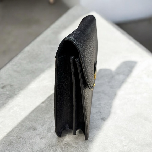 Vintage GUCCI Envelope Flip Lock Wristlet Clutch - Picture 11 of 12